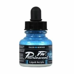 Top 10 💯 Daler-Rowney Sun Up Blue FW Pearlescent Liquid Acrylic 29.5ml ❤️