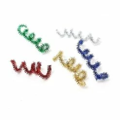 Alternative view of Brand new 🤩 Hobbycraft Assorted Tinsel Pipe Cleaners 40 Pack 💯