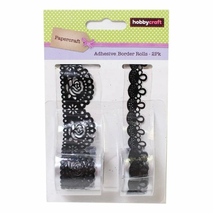 Best Sale ๐ฅ Hobbycraft Black Adhesive Border Rolls 2 Pack โญ 2 Best Sale ๐ฅ Hobbycraft Black Adhesive Border Rolls 2 Pack โญ - Image 2