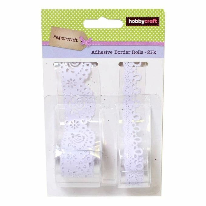 Promo π Hobbycraft White Adhesive Border Rolls 2 Pack π 2 Promo π Hobbycraft White Adhesive Border Rolls 2 Pack π - Image 2