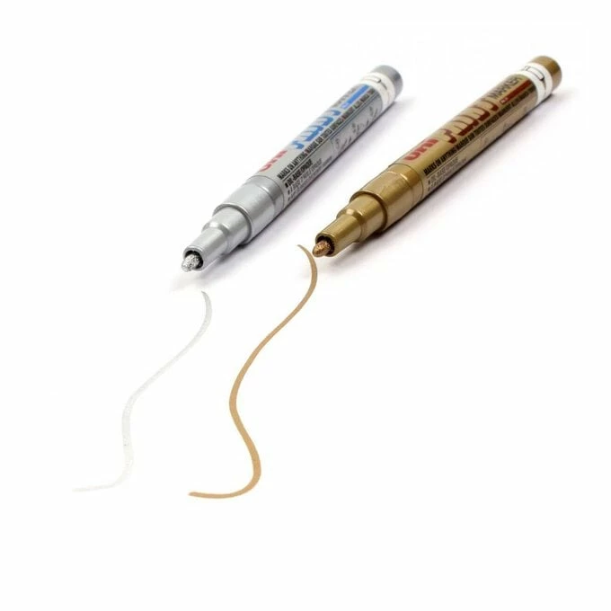 Cheapest β Uni Paint Silver And Gold Bullet Tip Permanent Marker 2 Pack π 2 Cheapest β Uni Paint Silver And Gold Bullet Tip Permanent Marker 2 Pack π - Image 2