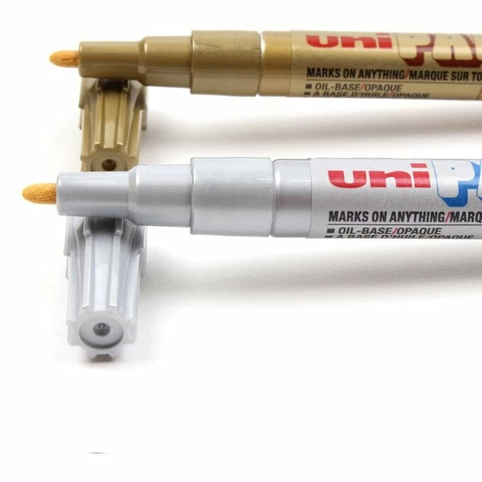Cheapest β Uni Paint Silver And Gold Bullet Tip Permanent Marker 2 Pack π 3 Cheapest β Uni Paint Silver And Gold Bullet Tip Permanent Marker 2 Pack π - Image 3