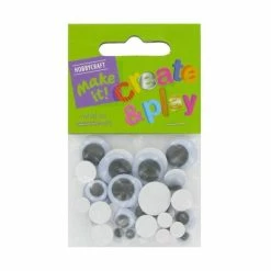Cheap 👏 Hobbycraft Googly Eyes Set 40 Pieces ✔️