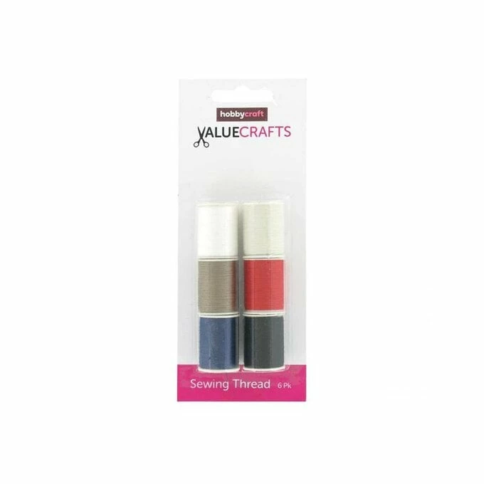 Promo 🔔 Valuecrafts Sewing Thread 30m 6 Pack ✨ 1 Promo 🔔 Valuecrafts Sewing Thread 30m 6 Pack ✨