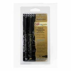 Outlet 💯 Manuscript CalliCreative Gold And Silver Italic Marker Pen 2 Pack 😍