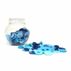 Best deal 😍 Hobbycraft Button Jar Blue 😍
