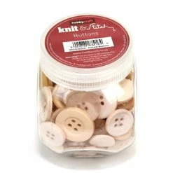 Buy 🥰 Hobbycraft Button Jar Natural 👍 -Hobbycraft Shop 585413 1000 4 hobbycraft button jar natural