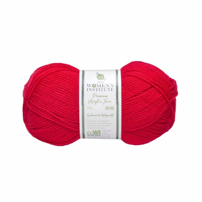 Flash Sale π The WI π© Women's Institute Red Premium Acrylic Yarn 100g β 1 Flash Sale π The WI π© Women's Institute Red Premium Acrylic Yarn 100g β