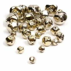 Discount 🥰 Hobbycraft Gold Jingle Bells 30 Pack 😍