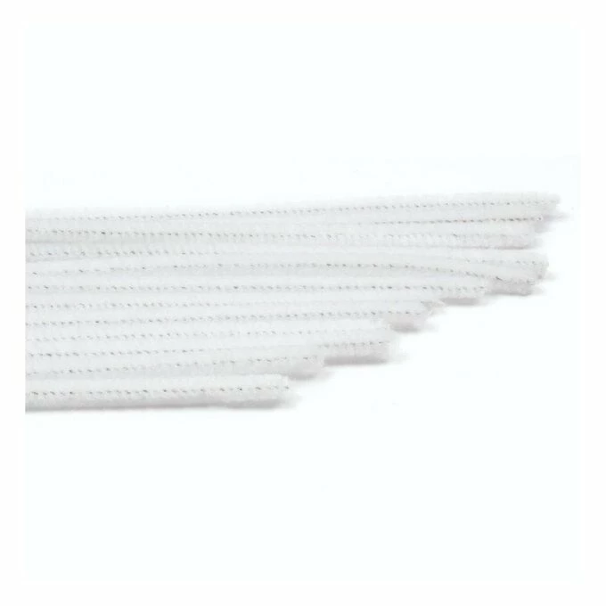 Cheapest 👏 Hobbycraft White Pipe Cleaners 12 Pack ✨ 1 Cheapest 👏 Hobbycraft White Pipe Cleaners 12 Pack ✨