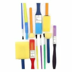 Promo 😍 Hobbycraft Kids Paint Brush Set 12 Pack ✨