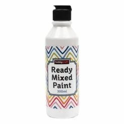 Discount 🎁 Hobbycraft White Ready Mixed Paint 300ml 🔔