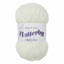 Best Sale 🤩 James C Brett Cream Flutterby Chunky Yarn 100 G 😉