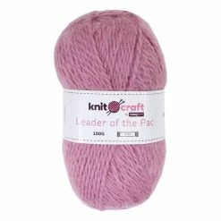 Best deal 🌟 Knitcraft Pink Leader Of The Pac Aran Yarn 100g 🌟