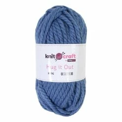 Promo ❤️ Knitcraft Dusk Blue Hug It Out Yarn 200g 🎁