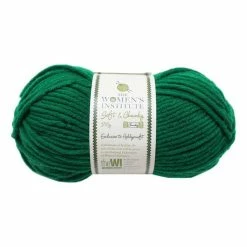 Discount 🧨 The WI 👩 Women’s Institute Green Soft And Chunky Yarn 100g 😉
