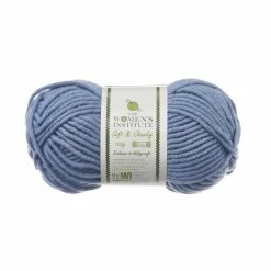 Coupon 🤩 The WI 👩 Women’s Institute Steel Blue Soft And Chunky Yarn 100g ❤️