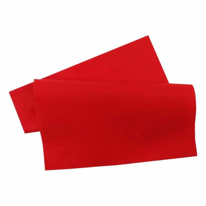 Best deal 🥰 Hobbycraft Red Polyester Felt Sheet A4 🎁 1 Best deal 🥰 Hobbycraft Red Polyester Felt Sheet A4 🎁
