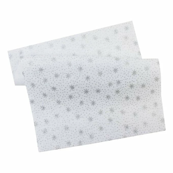 Cheapest ⭐ Hobbycraft White Glitter Star Felt Sheet A4 🎁 1 Cheapest ⭐ Hobbycraft White Glitter Star Felt Sheet A4 🎁