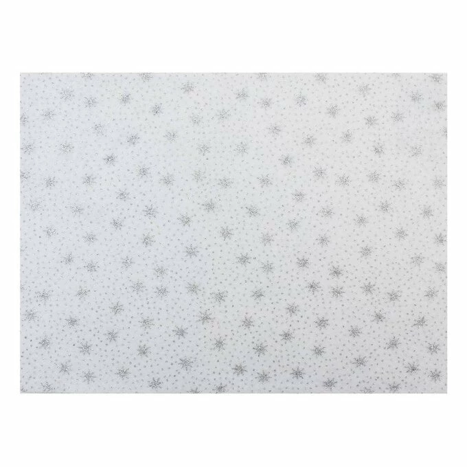 Cheapest ⭐ Hobbycraft White Glitter Star Felt Sheet A4 🎁 2 Cheapest ⭐ Hobbycraft White Glitter Star Felt Sheet A4 🎁 - Image 2