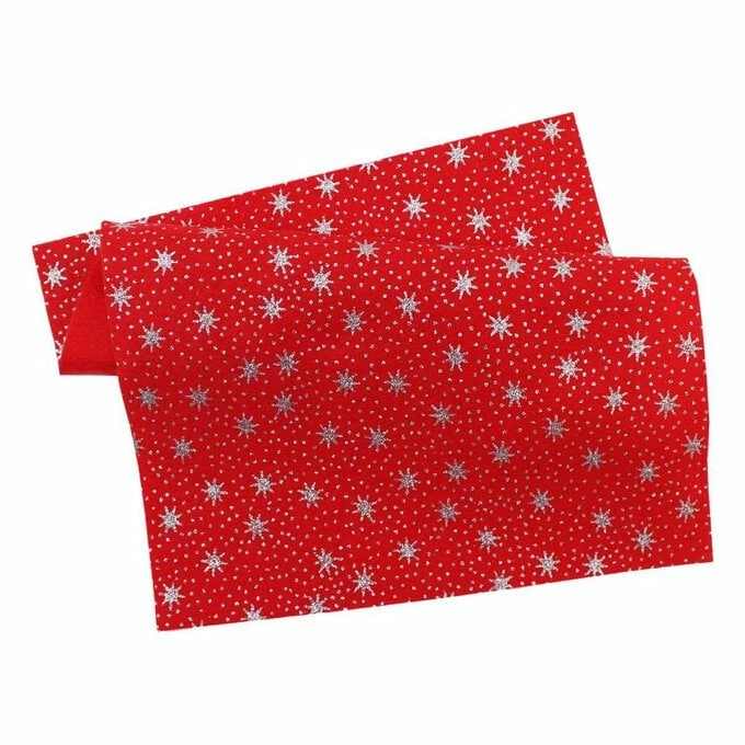 Flash Sale ๐ Hobbycraft Red Glitter Star Felt Sheet A4 ๐ 1 Flash Sale ๐ Hobbycraft Red Glitter Star Felt Sheet A4 ๐