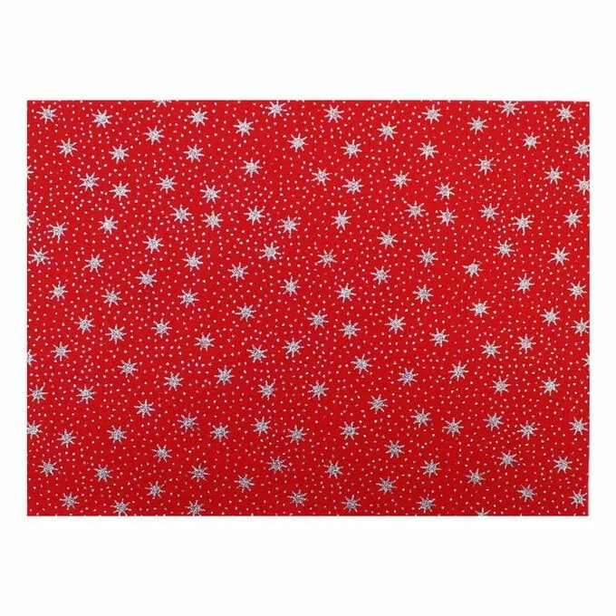 Flash Sale ๐ Hobbycraft Red Glitter Star Felt Sheet A4 ๐ 2 Flash Sale ๐ Hobbycraft Red Glitter Star Felt Sheet A4 ๐ - Image 2