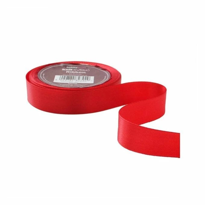 Hot Sale β€οΈ Hobbycraft Red Satin Ribbon 15m X 20mm π 2 Hot Sale β€οΈ Hobbycraft Red Satin Ribbon 15m X 20mm π - Image 2