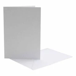 Best Pirce ❤️ Craft UK White Cards And Envelopes 10 X 7 Inches 25 Pack 🤩