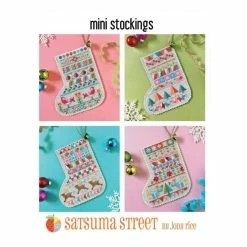 Coupon ๐คฉ Satsuma Street Mini Stockings Cross Stitch Chart ๐