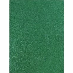 Budget 😀 Hobbycraft Dark Green Glitter Foam Sheet 22.5cm X 30cm 😍