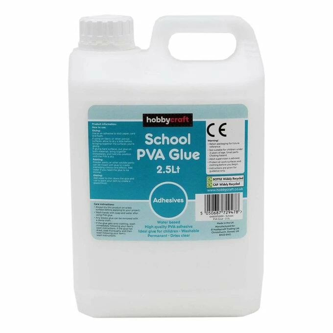 Budget 🔥 Hobbycraft School PVA Glue 2.5 Litres 🔥 1 Budget 🔥 Hobbycraft School PVA Glue 2.5 Litres 🔥