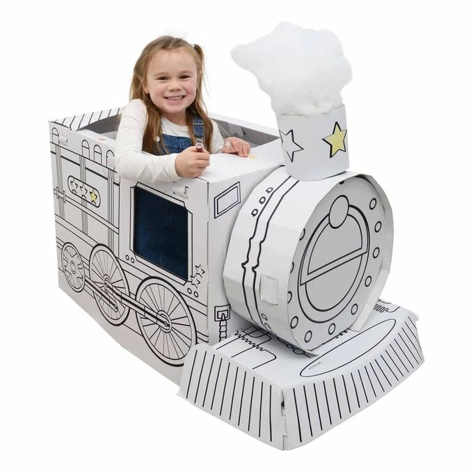 Wholesale π Hobbycraft Colour-In Cardboard Train 102cm π€© 1 Wholesale π Hobbycraft Colour-In Cardboard Train 102cm π€©