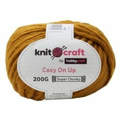 Wholesale ⭐ Knitcraft Mustard Cosy On Up Yarn 200g 😀
