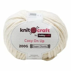 Budget 🧨 Knitcraft Cream Cosy On Up Yarn 200g 🔔