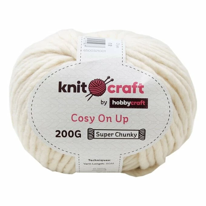 Budget 𧨠Knitcraft Cream Cosy On Up Yarn 200g π 1 Budget 𧨠Knitcraft Cream Cosy On Up Yarn 200g π