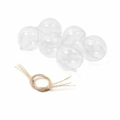 Best reviews of 🥰 Hobbycraft Small Fillable Baubles 6cm 6 Pack ✔️