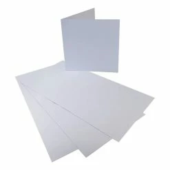 Best Pirce ❤️ Hobbycraft White Card Pad 6 X 6 Inches 20 Sheets 🌟