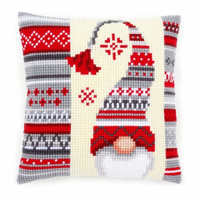 Deals ⭐ Vervaco 🎁 Christmas Elf Cross Stitch Cushion Front Kit 🔥 1 Deals ⭐ Vervaco 🎁 Christmas Elf Cross Stitch Cushion Front Kit 🔥