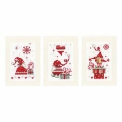 Best reviews of 🧨 Vervaco 🎅 Christmas Gnomes Cross Stitch Card Kit 3 Pack 🛒
