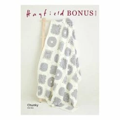 Discount 🎉 Hayfield Bonus Chunky Crochet Blanket Pattern 10228 ✔️