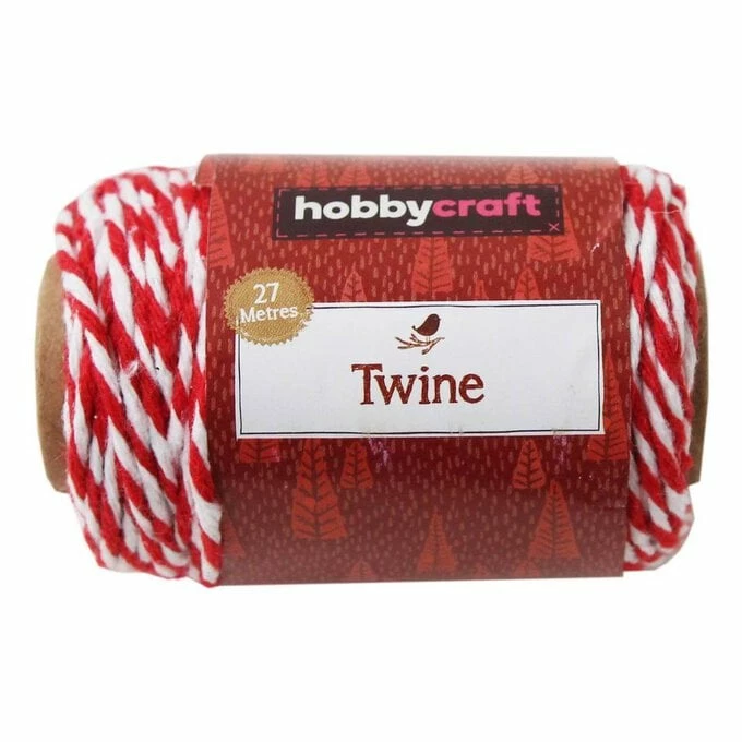 New β¨ Hobbycraft Red And White Twine 27m π 1 New β¨ Hobbycraft Red And White Twine 27m π