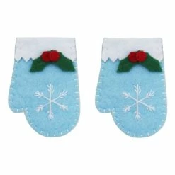 Best reviews of 💯 Hobbycraft Blue And White Mitten Felt Toppers 2 Pack 😍
