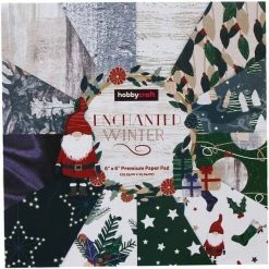 Brand new 😉 Hobbycraft Enchanted Winter 6 X 6 Inches Paper Pad 24 Sheets 👏 -Hobbycraft Shop 652882 1000 3 enchanted winter 6 x 6 inches paper pad 24 sheets