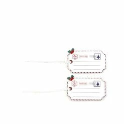 Buy 🎉 Hobbycraft White ❄ Christmas Tag Card Toppers 2 Pack ⌛