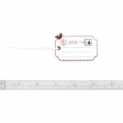 Buy 🎉 Hobbycraft White ❄ Christmas Tag Card Toppers 2 Pack ⌛ -Hobbycraft Shop 653069 1000 3 white christmas tag card toppers 2 pack