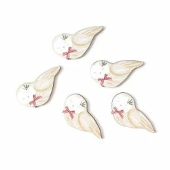 Best Pirce 🥰 Hobbycraft Cute Bird Wooden Toppers 5 Pack 😀