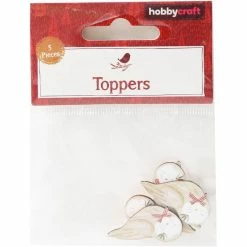 Best Pirce 🥰 Hobbycraft Cute Bird Wooden Toppers 5 Pack 😀 -Hobbycraft Shop 653120 1000 3 cute bird wooden toppers 5 pack