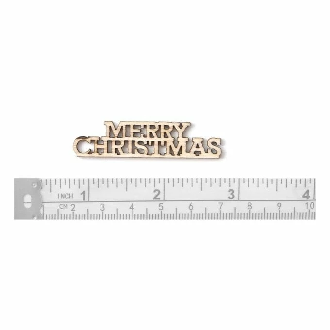 Promo π Hobbycraft Merry π Christmas Sans Serif Wooden Toppers 10 Pack π 2 Promo π Hobbycraft Merry π Christmas Sans Serif Wooden Toppers 10 Pack π - Image 2