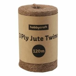 New β Hobbycraft Natural Jute Twine 3 Ply 120m π―