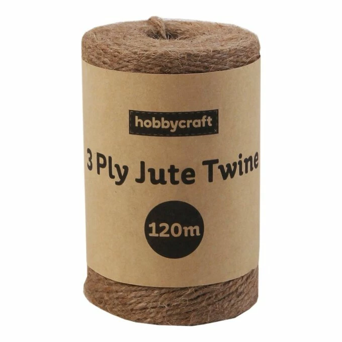 New β Hobbycraft Natural Jute Twine 3 Ply 120m π― 1 New β Hobbycraft Natural Jute Twine 3 Ply 120m π―